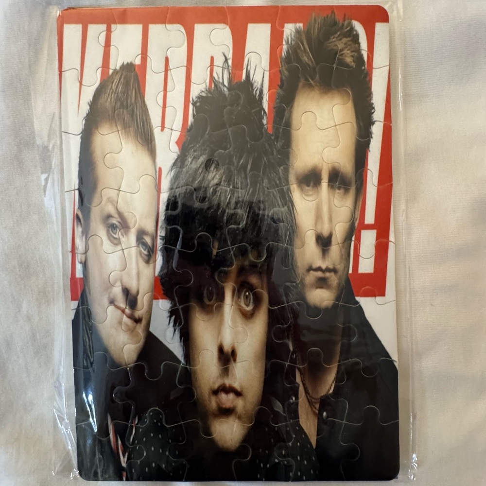 Green Day Band Photo Puzzle‎ Billie Joe Armstrong Mike Dirnt Tre Cool